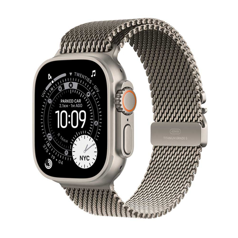 Apple Watch Ultra 3 Natur Titan, Nat.Tit.Milane,M chytré hodinky