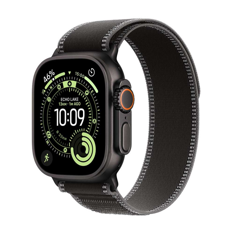 Apple Watch Ultra 3 Black Titan, Bl./Cha Trail,M/L chytré hodinky