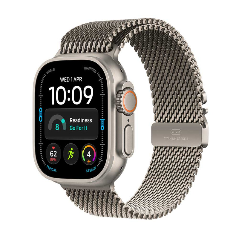 Apple Watch Ultra 4 Natur Titan, Nat.Tit.Milane,M chytré hodinky