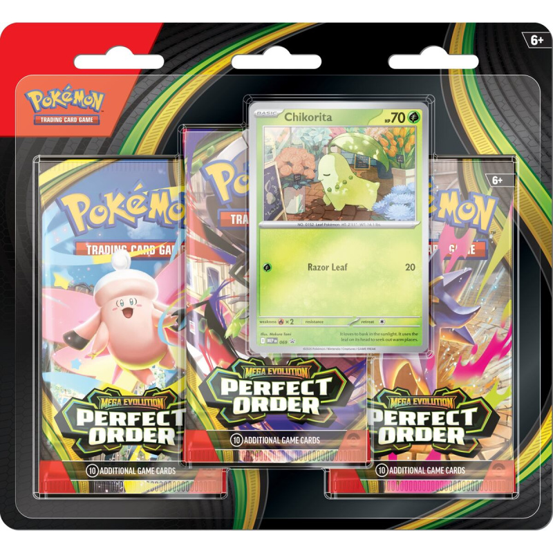 Pokémon TCG: ME03 Perfect Order - 3 Blister Booster