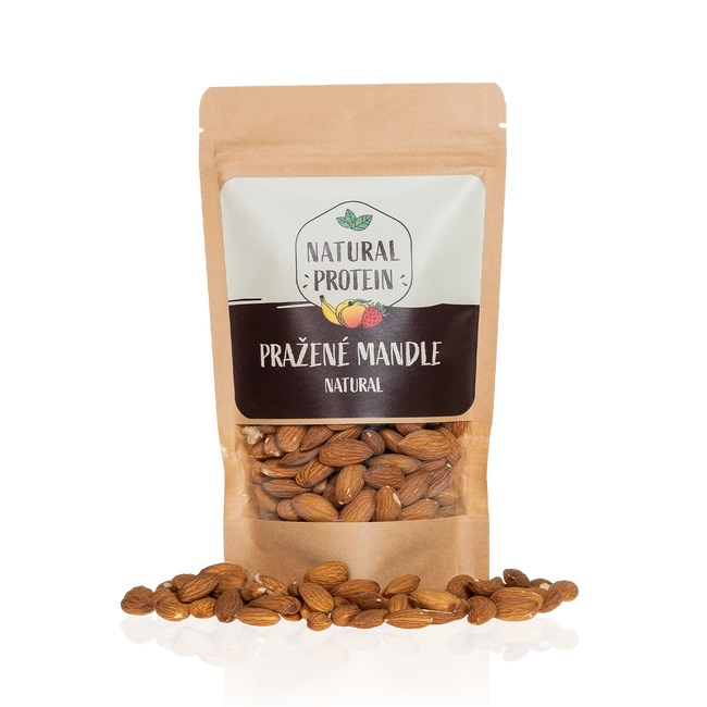 Natural Protein Mandle pražené Natural, Natural Protein, 250 g