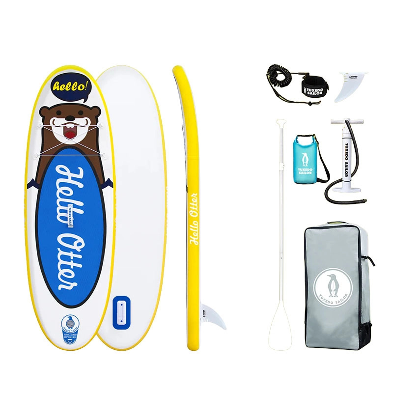 Dětský nafukovací paddleboard FunWater Tuxedo Sailor 240 cm (modrý)