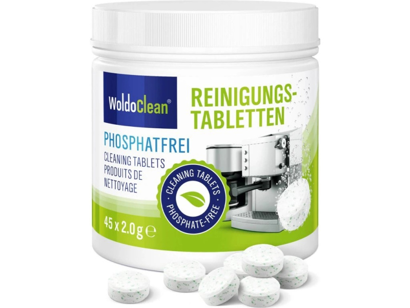 WoldoClean Čistící tablety do kávovaru bez fosfátu 45 ks