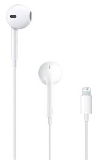 ORIGINÁLNÍ sluchátka Apple EarPods Lightning (MMTN2ZM/A) / připojení přes konektor Apple Lightning / bílá Varianta: ivi2