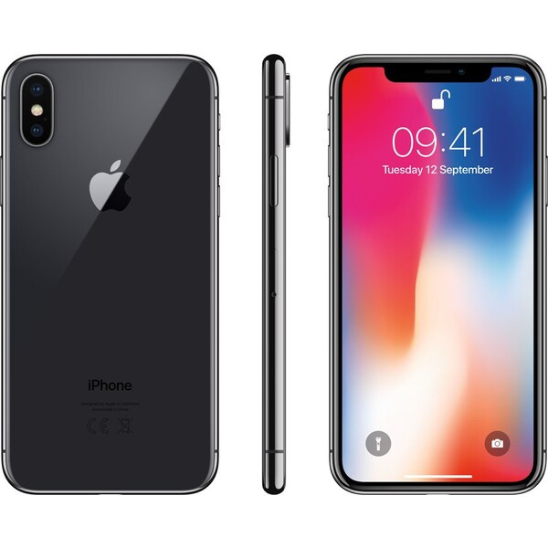Apple iPhone X 64GB vesmírně šedý (Kategorie C)