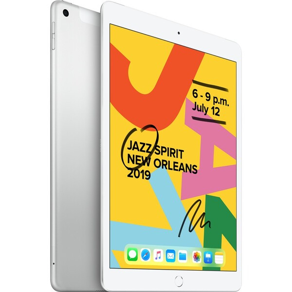 Apple iPad 10,2" 128GB Wi-Fi + Cellular stříbrný (2019) (Kategorie C)