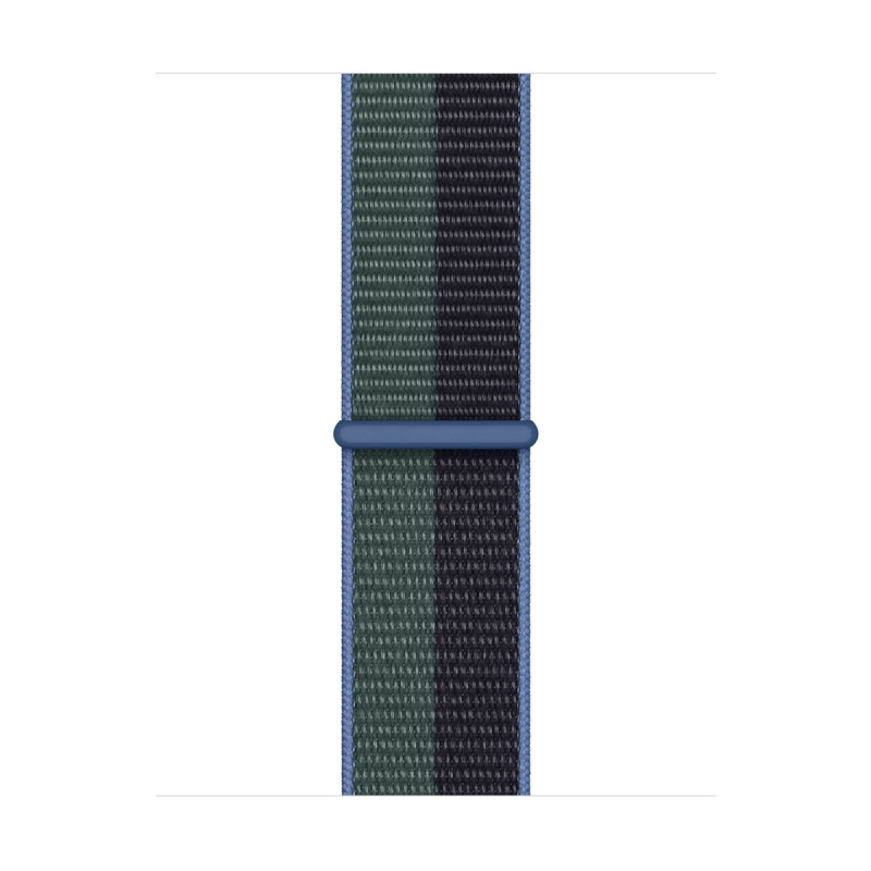 Apple Watch 38/40/41 mm půlnočně modrý / eukalyptový provlékací sportovní řemínek