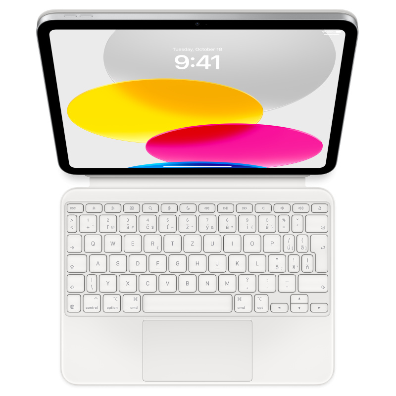 Apple Magic Keyboard pro iPad 10.gen White MQDP3SL/A Bílá