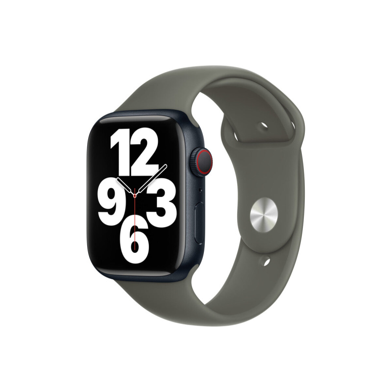 Apple Watch sportovní řemínek 49/45/44/42mm olivový Olivově zelená