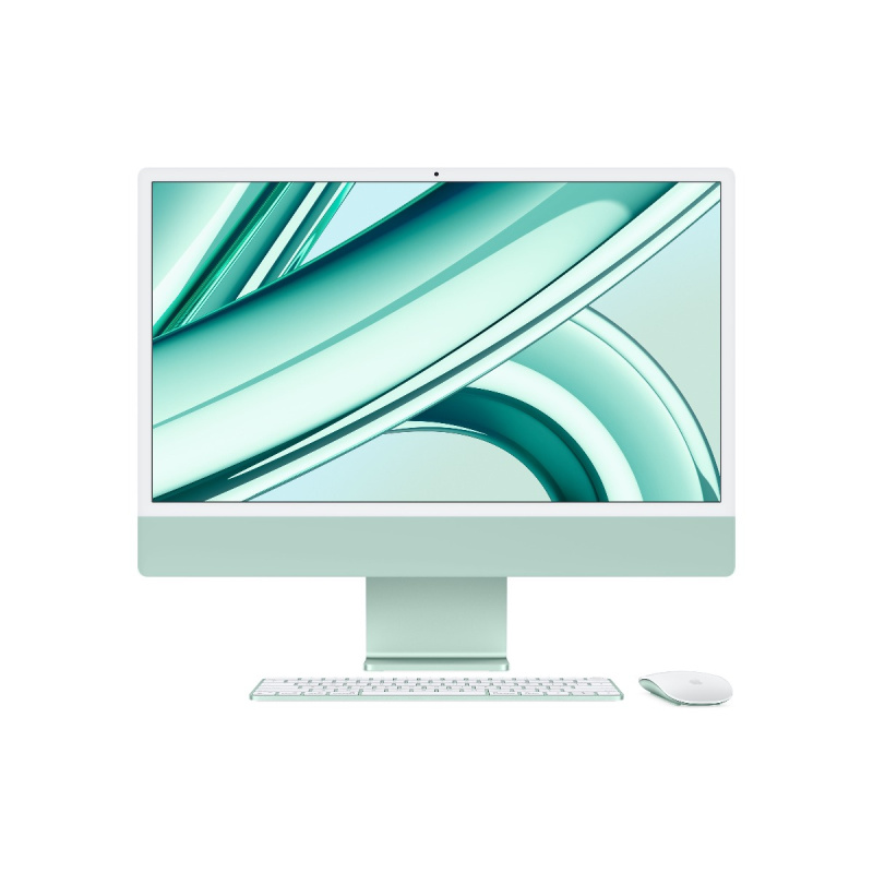 iMac 24" 4.5K displej, Apple M3 8jádrové CPU, 10jádrové GPU, 8GB, 256GB SSD, CZ - zelený