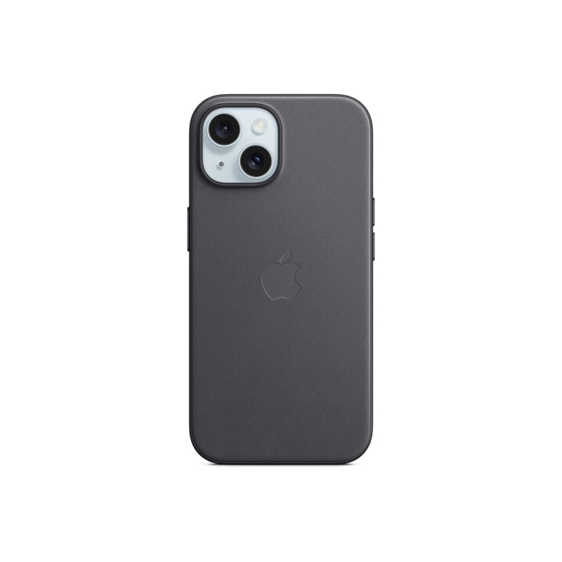 Apple z tkaniny FineWoven s MagSafe na iPhone 15, černé MT393ZM/A