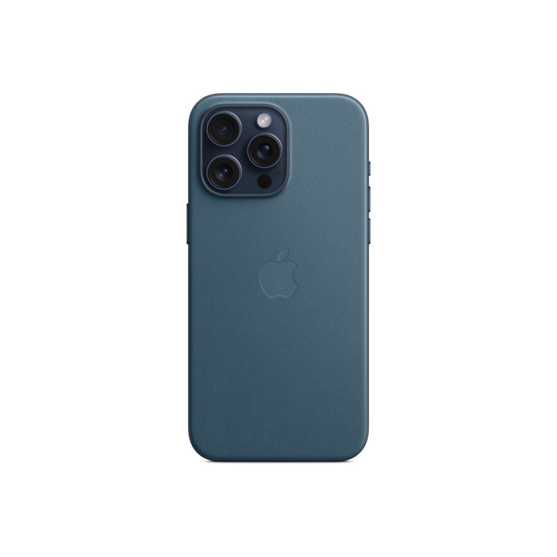 Apple kryt z tkaniny FineWoven s MagSafe na iPhone 15 Pro Max – tichomořsky modrý