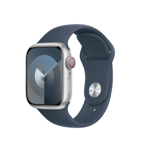 Apple Watch 38/40/41 mm bouřkově modrý sportovní řemínek – S/M MT2W3ZM/A