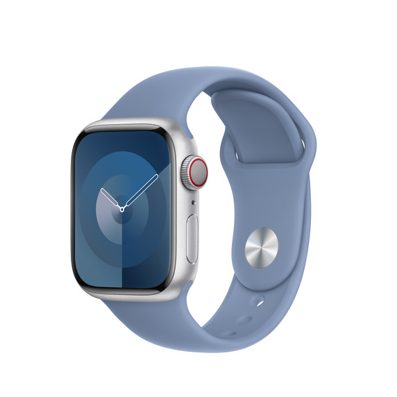 Apple Watch 38/40/41 mm ledově modrý sportovní řemínek – S/M MT353ZM/A