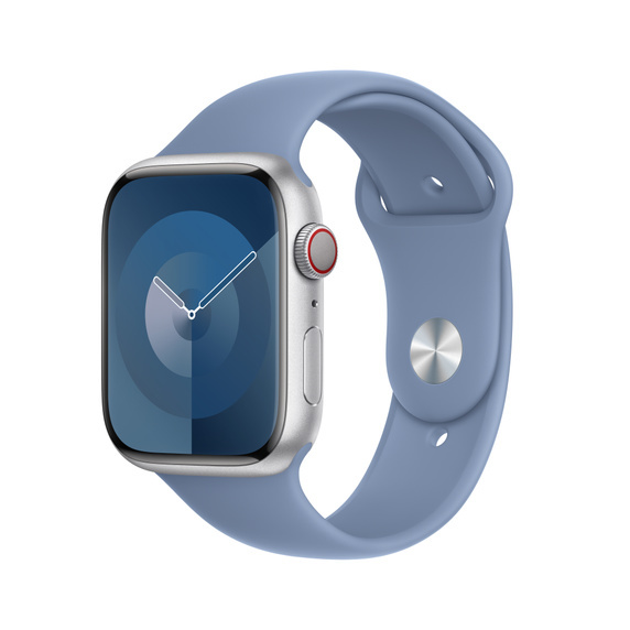 Apple Watch 42/44/45/49 mm ledově modrý sportovní řemínek – M/L MT443ZM/A