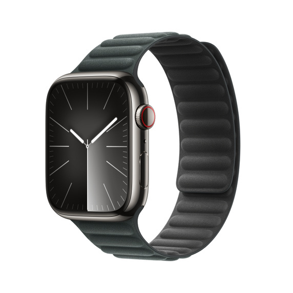 Apple Watch 42/44/45/49 mm listově zelený magnetický tah – M/L