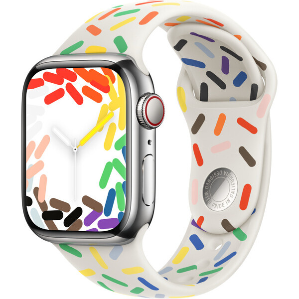 Apple Watch 38/40/41 mm sportovní řemínek Pride Edition – S/M MUQ13ZM/A
