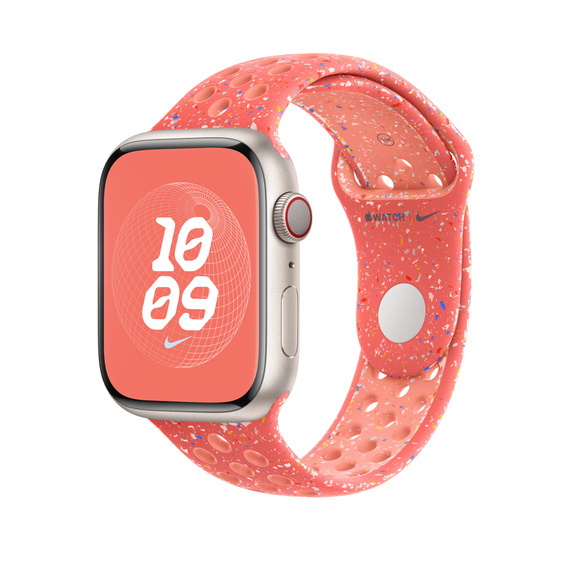 Apple Watch 42/44/45/49 mm žhavě oranžový sportovní řemínek Nike – S/M MUVE3ZM/A