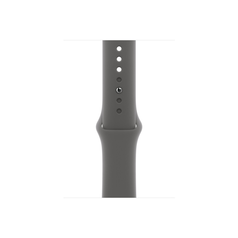 Apple Watch 46mm skálově šedý sportovní řemínek - S/M MXLX3ZM/A