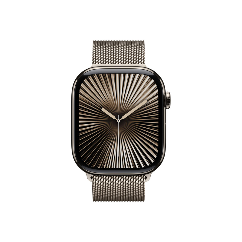 Apple Watch 46mm přírodní milánský tah - M/L MXMQ3ZM/A
