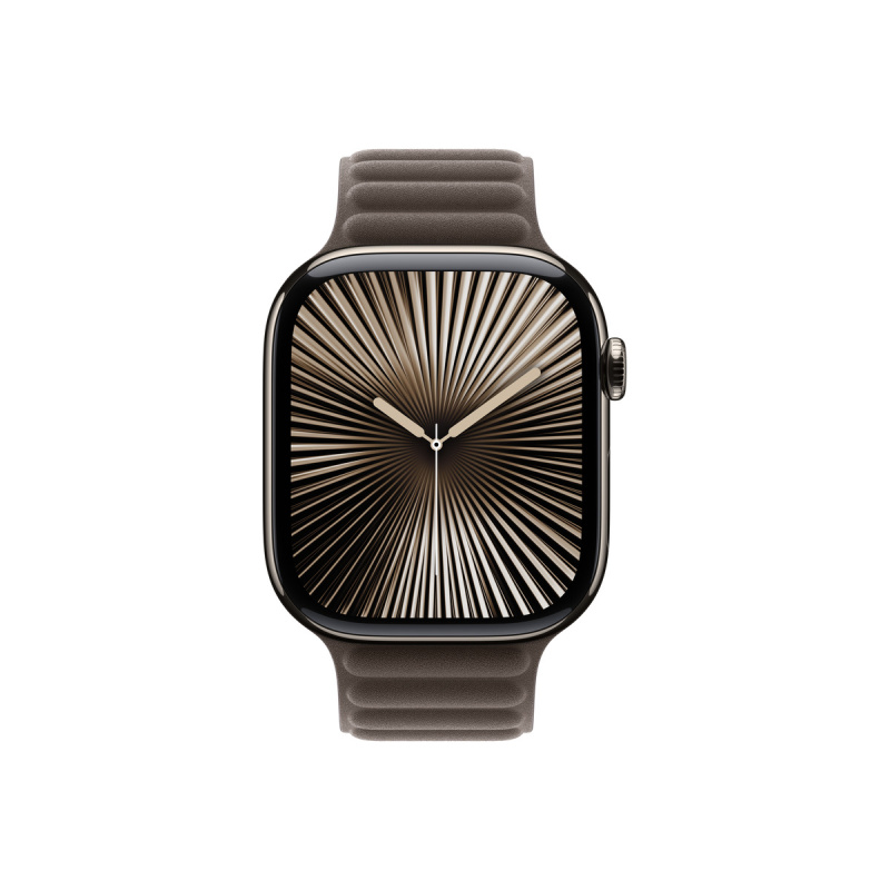 Apple Watch 46mm šedohnědý magnetický tah - M/L MXWX3ZM/A