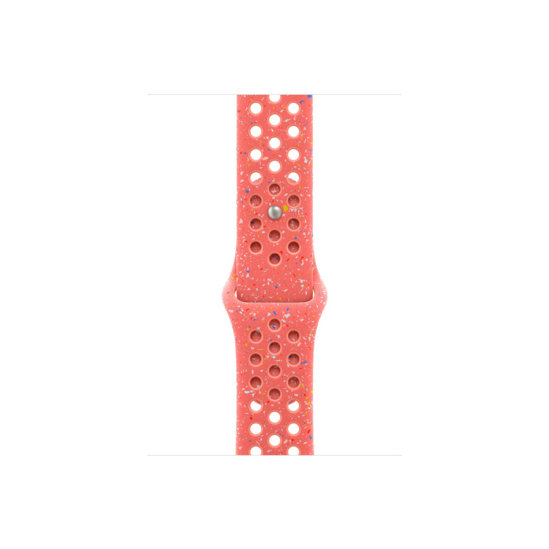Apple Watch 46mm žhavě oranžový sportovní řemínek Nike - S/M MYLF3ZM/A
