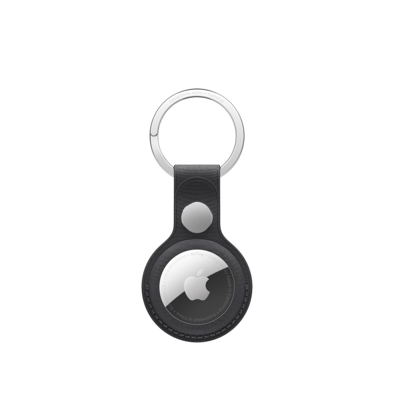 Apple FineWoven klíčenka na AirTag černá Černá