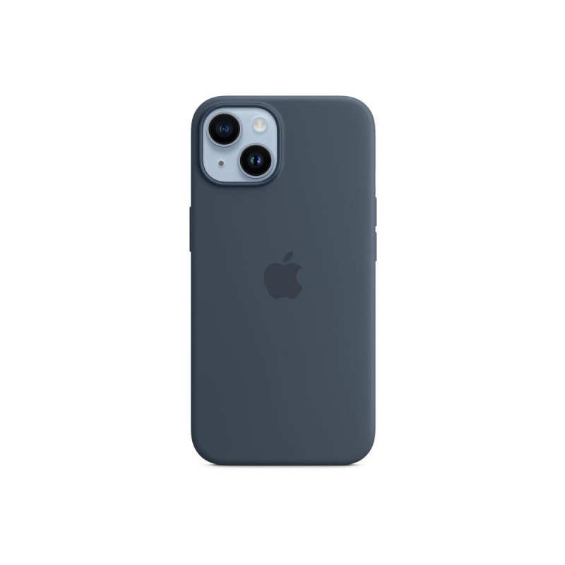 Apple iPhone 14 Silicone Case with MagSafe - Storm Blue MW5T3ZM/A