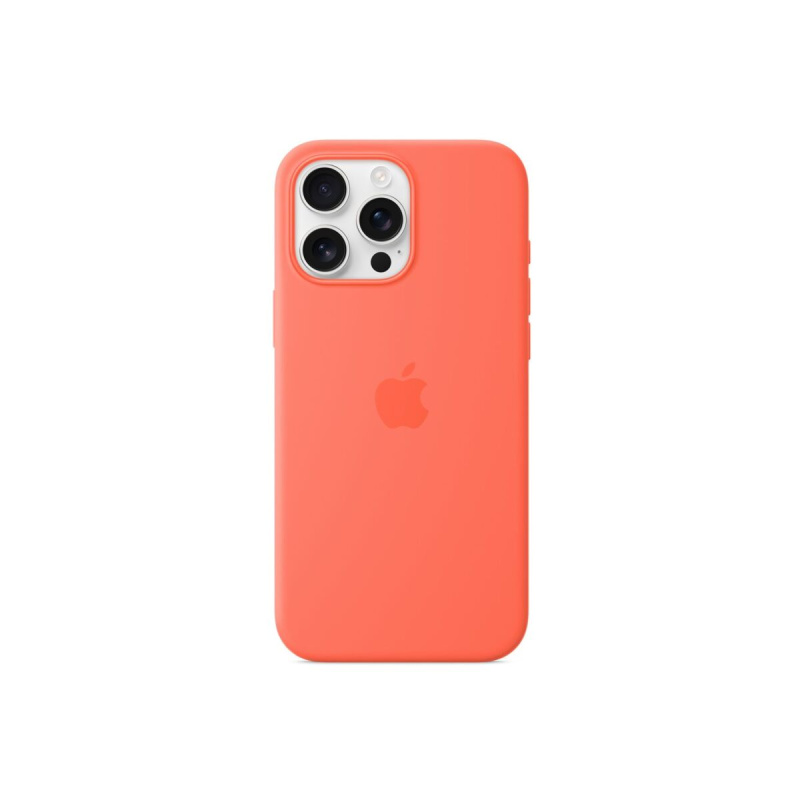 Apple iPhone 16 Pro Max Silicone Case with MagSafe - Tangerine MDGX4ZM/A