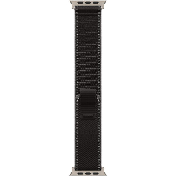 Apple Watch 49/46/45/44mm černý/uhlový Trailový tah S/M přírodní titan