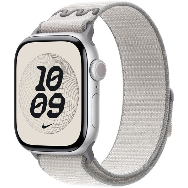 Apple Watch 42/41/40/38mm Veiled Grey provlékací sportovní řemínek Nike