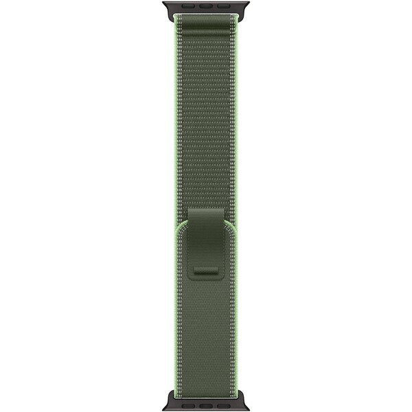 Apple Watch 49/46/45/44mm zelený/neonový Trailový tah M/L černý titan