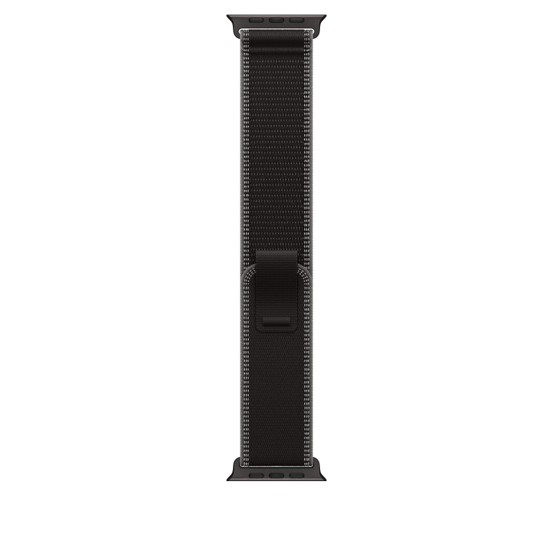 Apple Watch 49/46/45/44mm černý/uhlový Trailový tah M/L černý titan