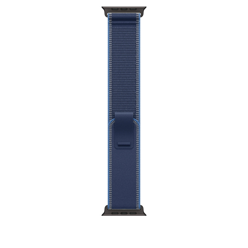 Řemínek pro Apple Watch 44/45/46/49 mm Apple modrý / jasně modrý Trailový tah - S/M - provedení z černého titanu
