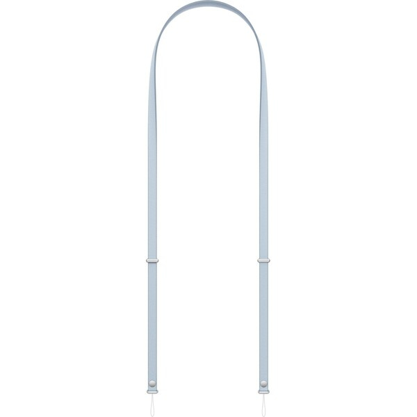 Apple Crossbody popruh světle modrý Světle modrá