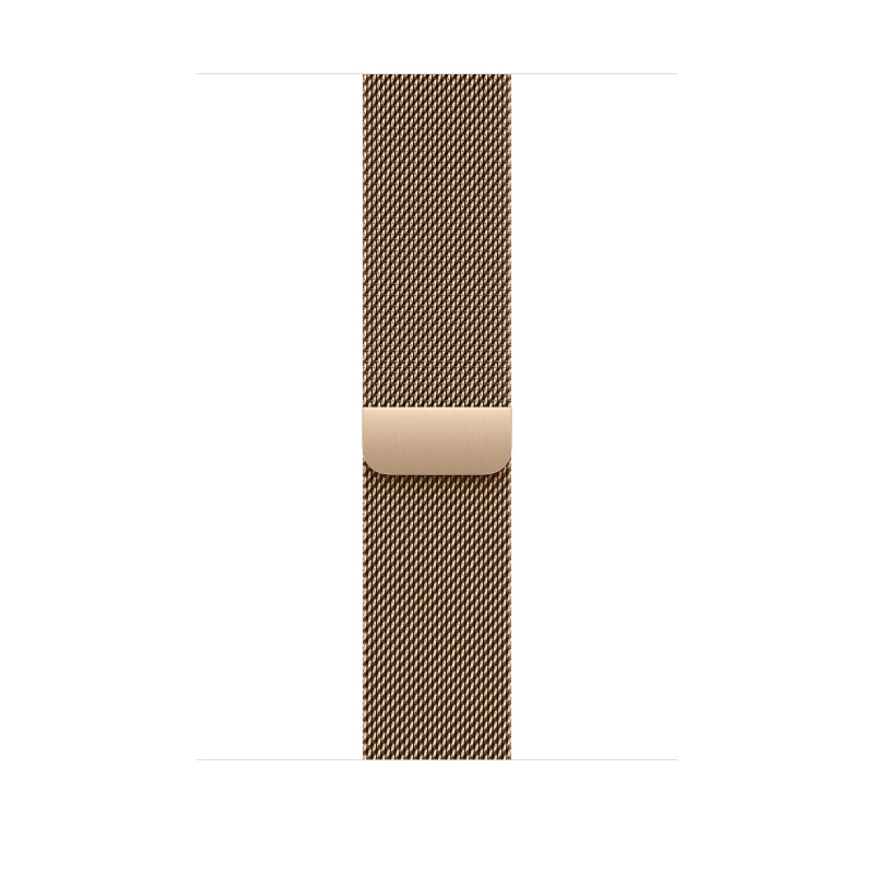Řemínek pro Apple Watch 44/45/46/49 mm Apple zlatý milánský tah - M/L