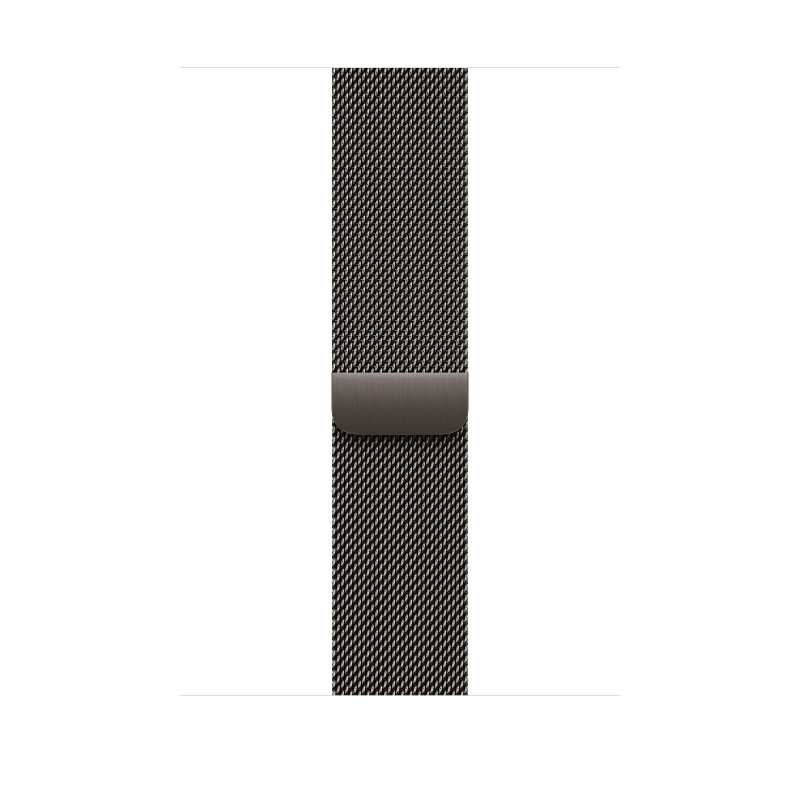 Řemínek pro Apple Watch 44/45/46/49 mm Apple břidlicově šedý milánský tah - S/M