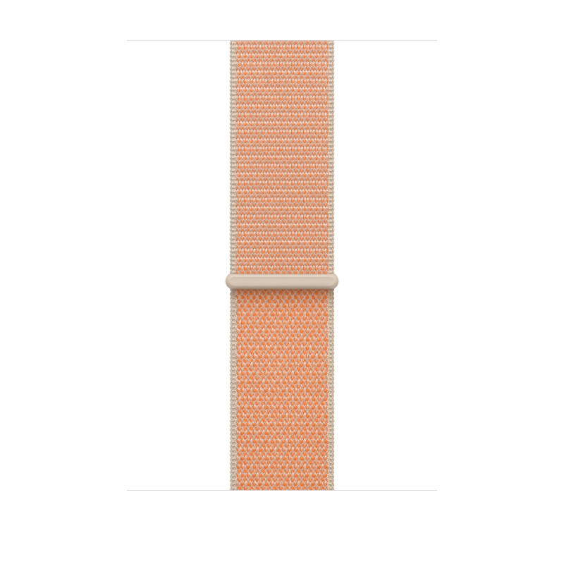 Apple Watch 49/46/45/44mm melounově oranžový provlékací sportovní řemínek