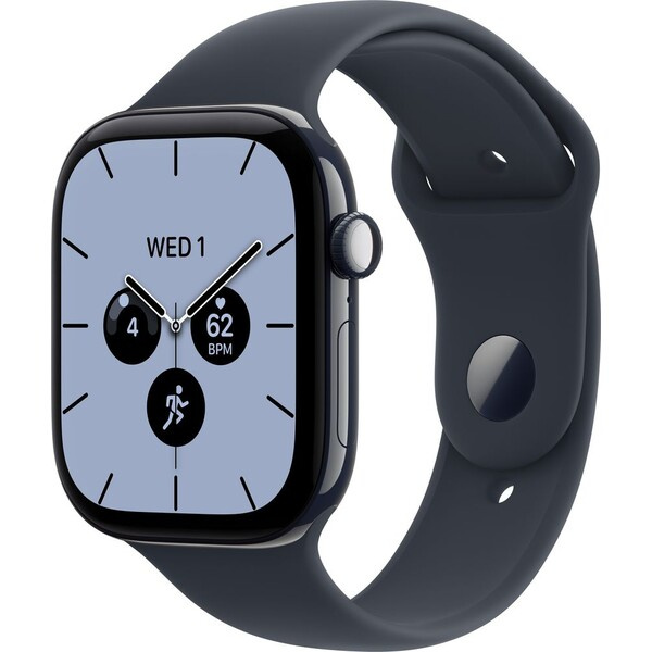 Apple Watch Series 12 Cellular (46mm) Nočně modrá keramika s námořnicky modrým sportovním řemínkem M
