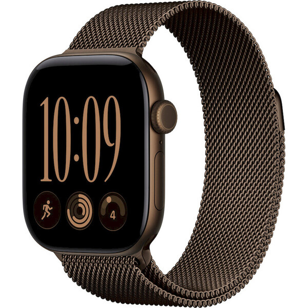 Apple Watch 49/46/45/44mm tmavě bronzový milánský tah M/L