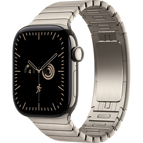 Apple Watch 49/46/45/44mm přírodní článkový tah