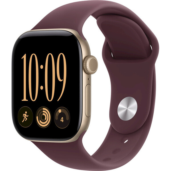 Apple Watch 42/41/40/38mm burgundsky červený sportovní řemínek M/L