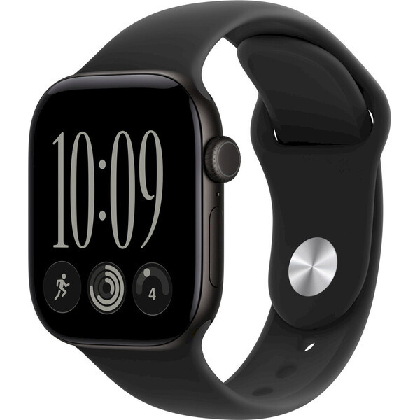 Apple Watch 42/41/40/38mm černý sportovní řemínek M/L