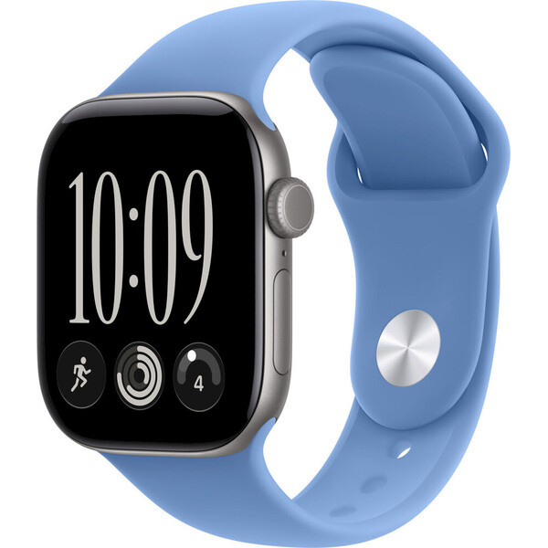 Apple Watch 42/41/40/38mm chrpově modrý sportovní řemínek S/M
