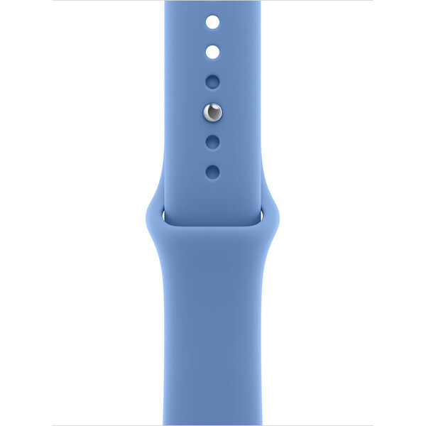 Apple Watch 49/46/45/44mm chrpově modrý sportovní řemínek S/M