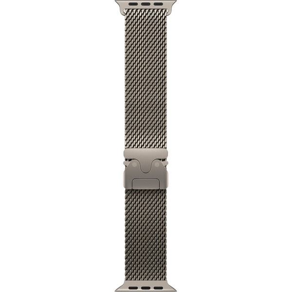 Apple Watch 49/46/45/44mm milánský tah z přírodního titanu S