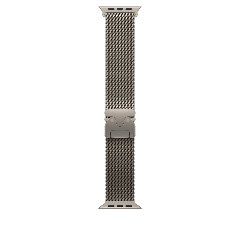 Apple Watch 49/46/45/44mm milánský tah z přírodního titanu M