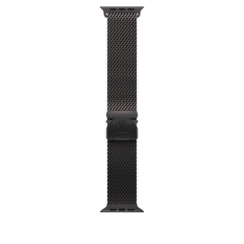 Apple Watch 49/46/45/44mm milánský tah z černého titanu M