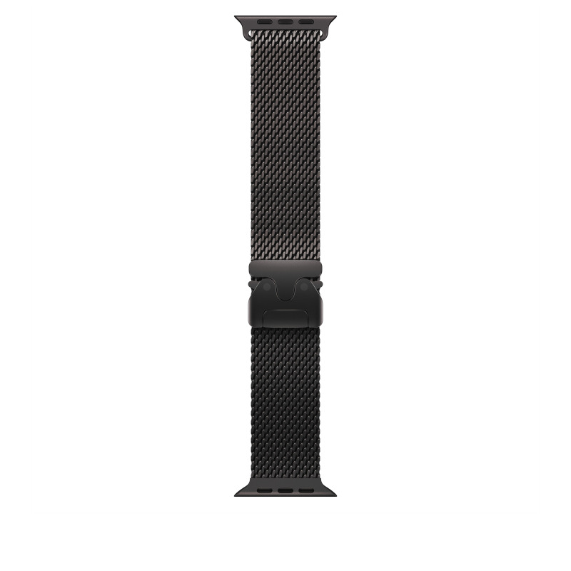 Apple Watch 49/46/45/44mm milánský tah z černého titanu L