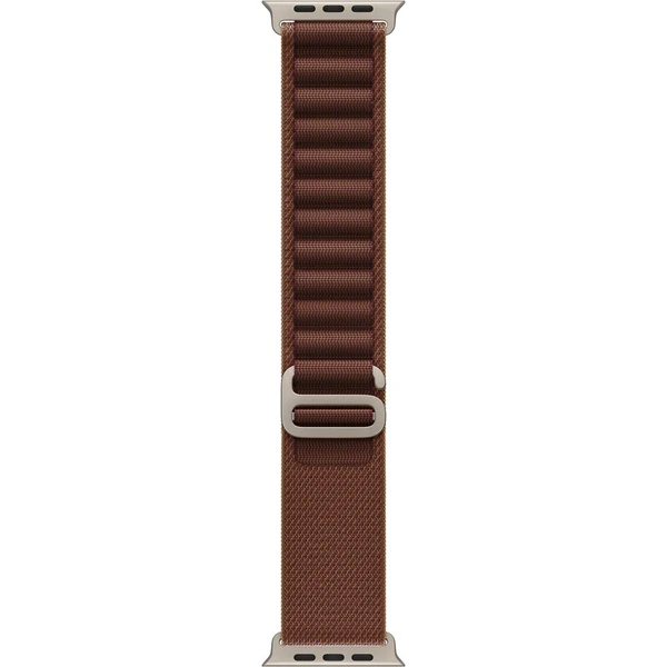 Apple Watch 49/46/45/44mm burgundsky červený alpský tah z přírodního titanu S